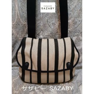 サザビー(SAZABY)のサザビーSAZABY 斜め掛けショルダーバッグ/内側ファスナーポケット取り外し可(ショルダーバッグ)