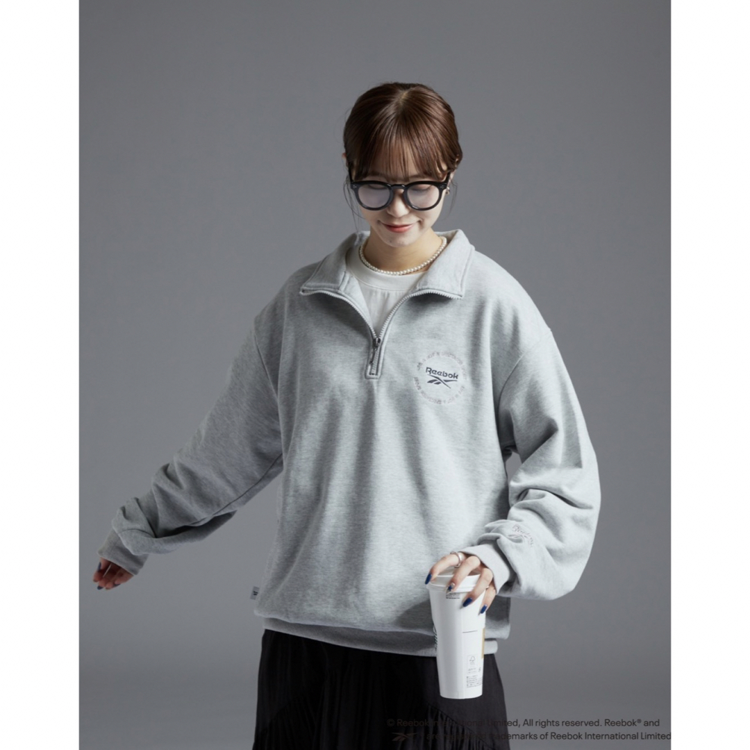 Reebok(リーボック)のReebok × CIAOPANIC TYPY ハーフジップスエット レディースのトップス(トレーナー/スウェット)の商品写真