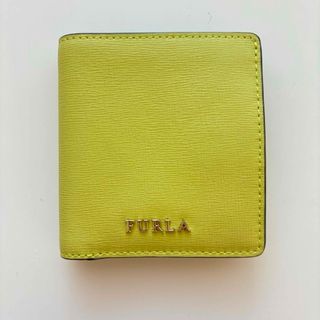 新品 フルラ FURLA 3つ折り財布 バビロン S トライフォールド ライトグリーン 黄緑