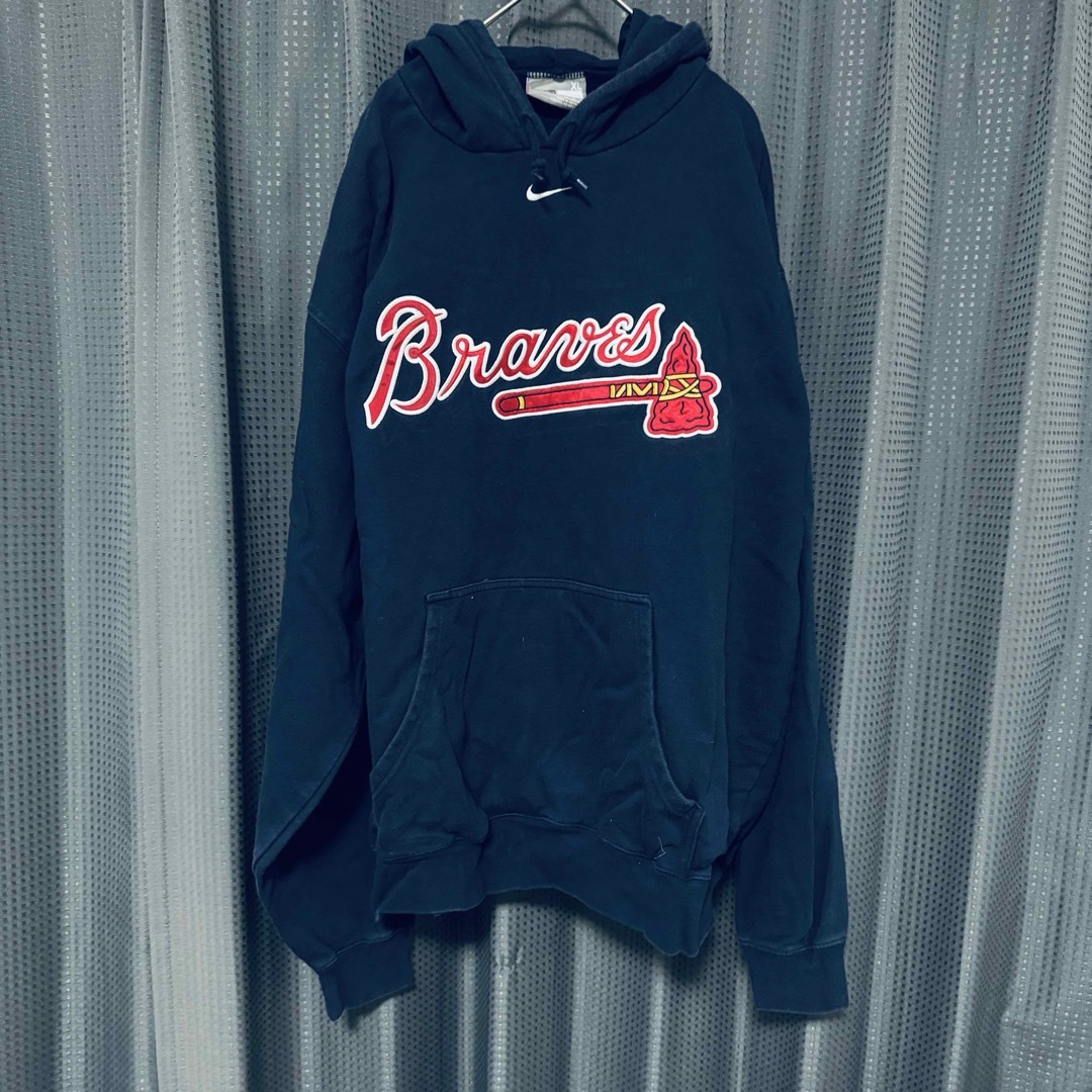 NIKE(ナイキ)の【USA古着】 NIKE TEAM MLB アトランタブレーブスのパーカー メンズのトップス(パーカー)の商品写真