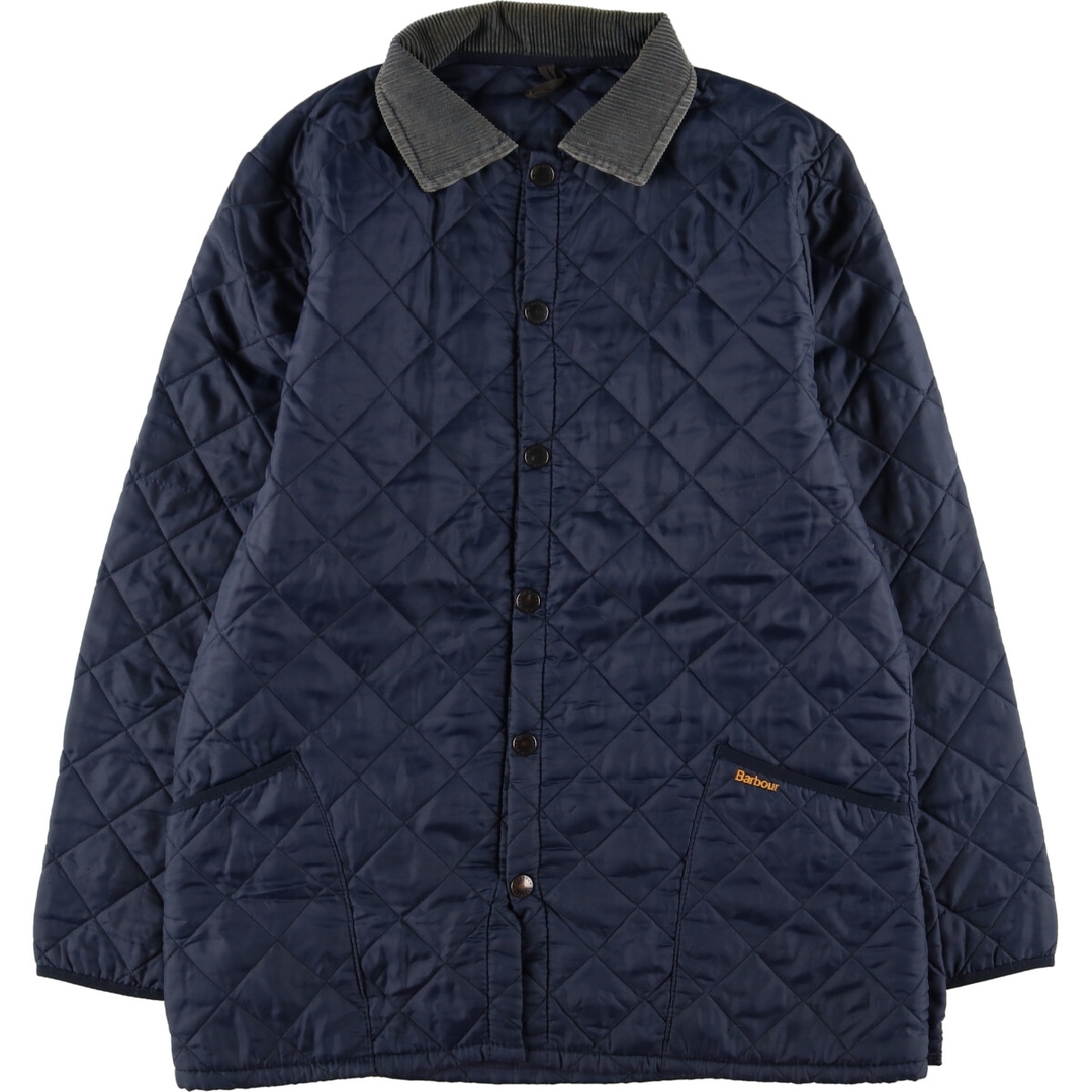 古着 90年代 バブアー Barbour 旧3ワラント キルティングジャケット 英国製 メンズS ヴィンテージ /eaa394627