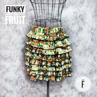 ファンキーフルーツ(FUNKY FRUIT)のFUNKY FRUIT / フリルミニスカート /フリーサイズ(ミニスカート)