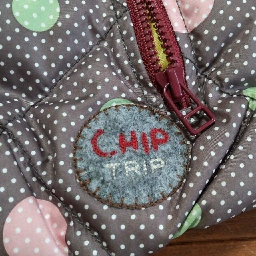 CHIP TRIP(チップトリップ)のチップトリップ ダウンベスト 100 リバーシブル CHIP TRIP キッズ/ベビー/マタニティのキッズ服女の子用(90cm~)(ジャケット/上着)の商品写真