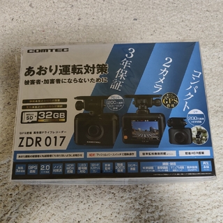 コムテック(コムテック)の新品未使用 コムテック ドライブレコーダー ZDR017(セキュリティ)