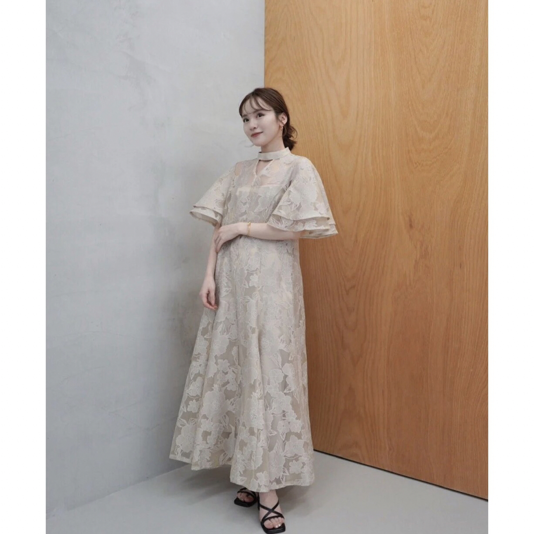 Acka all sheer flower dress ワンピース Acka all sheer flower dress ワンピース