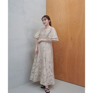 Acka all sheer flower dress(ロングワンピース/マキシワンピース)