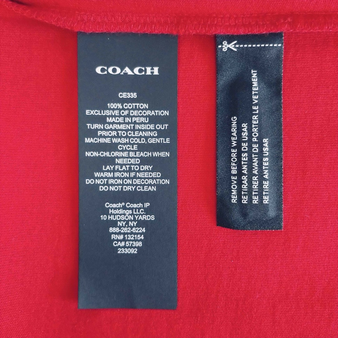 COACH(コーチ)の【新品タグ付】COACH コーチ スキー パッチ シグネチャー Tシャツ XL レディースのトップス(Tシャツ(半袖/袖なし))の商品写真