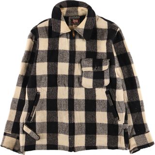 ウールリッチ(WOOLRICH)の古着 50年代 ウールリッチ WOOLRICH チェック柄 ブロックチェック ウールジャケット メンズM ヴィンテージ /eaa394857(その他)