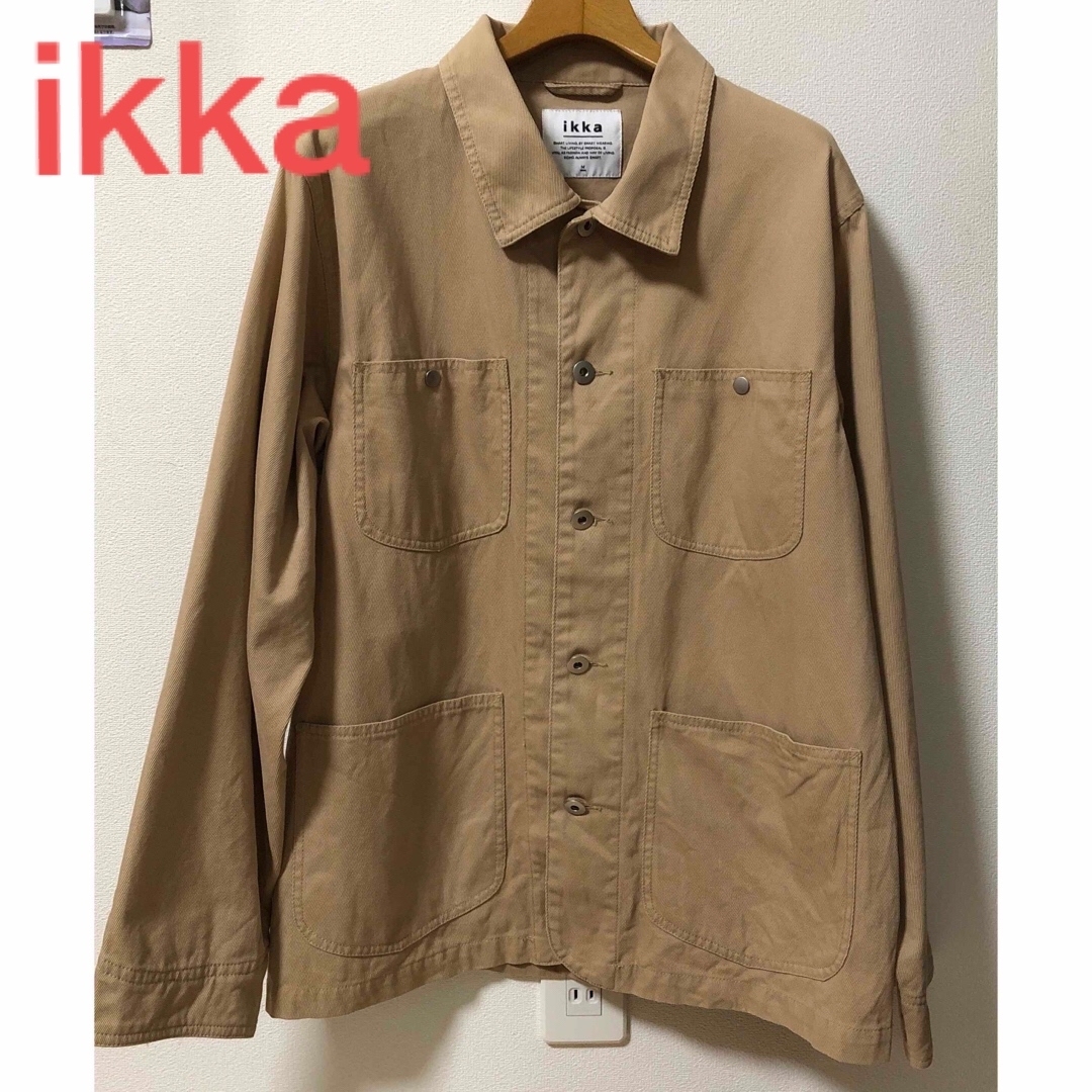 ikka(イッカ)のikka ベージュ　ジャケット　最終値下げ❗️ メンズのジャケット/アウター(ブルゾン)の商品写真