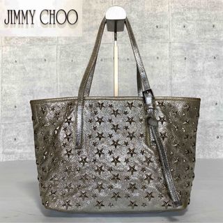 ジミーチュウjimmychooサシャSASHAトートバッグスタッズ星黒直営店購入