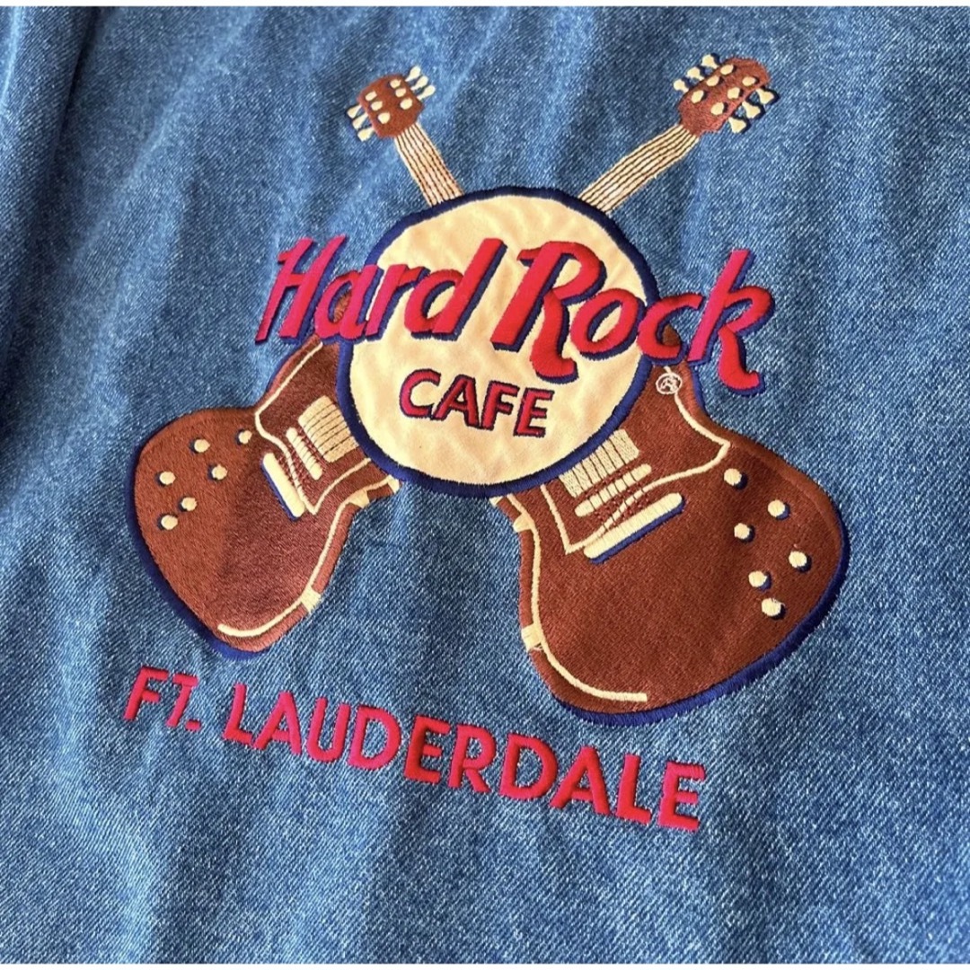 Hard Rock CAFE(ハードロックカフェ)のハードロックカフェ　Gジャン　FT.LAUDERDALE    デニムジャケット メンズのジャケット/アウター(Gジャン/デニムジャケット)の商品写真