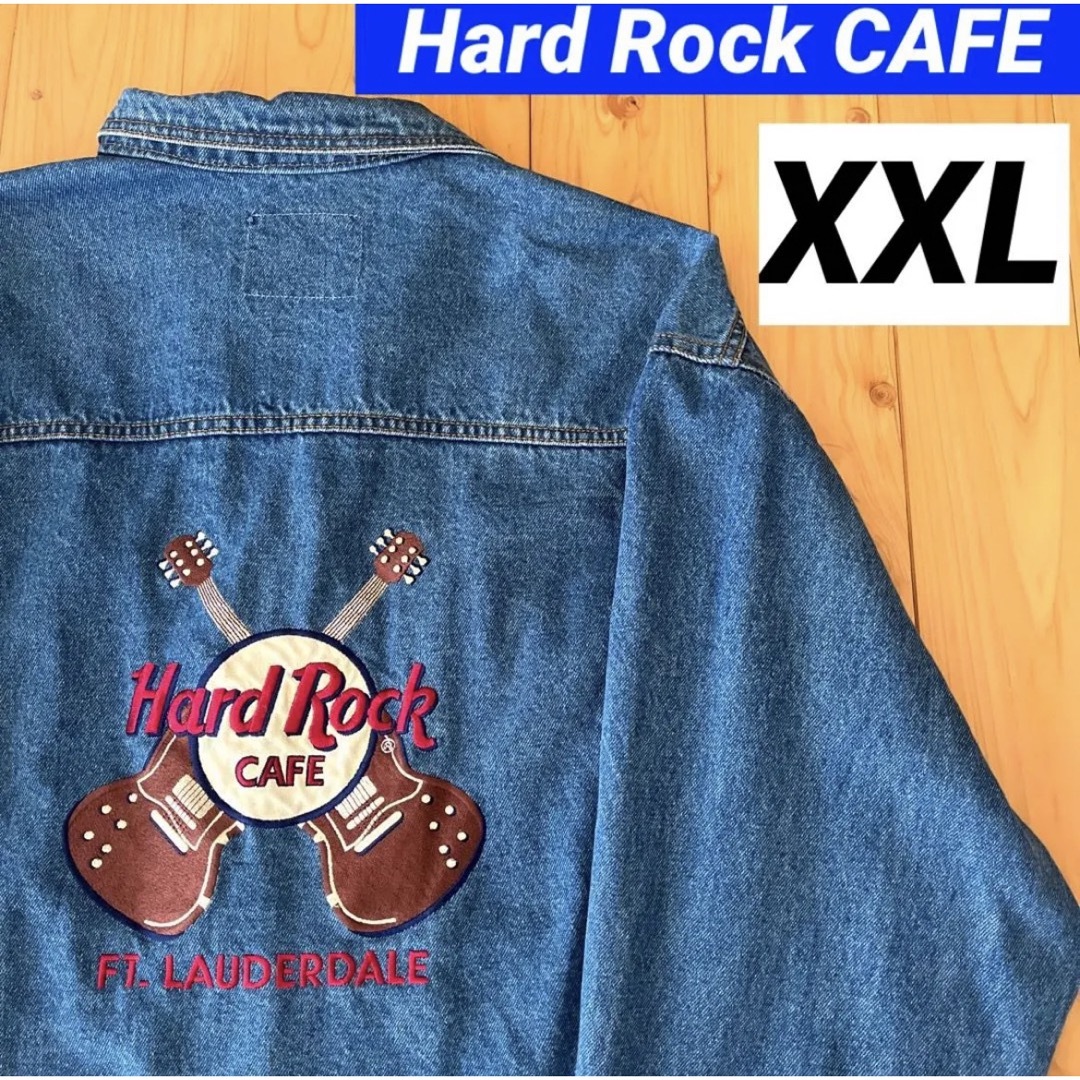 Hard Rock CAFE(ハードロックカフェ)のハードロックカフェ　Gジャン　FT.LAUDERDALE    デニムジャケット メンズのジャケット/アウター(Gジャン/デニムジャケット)の商品写真