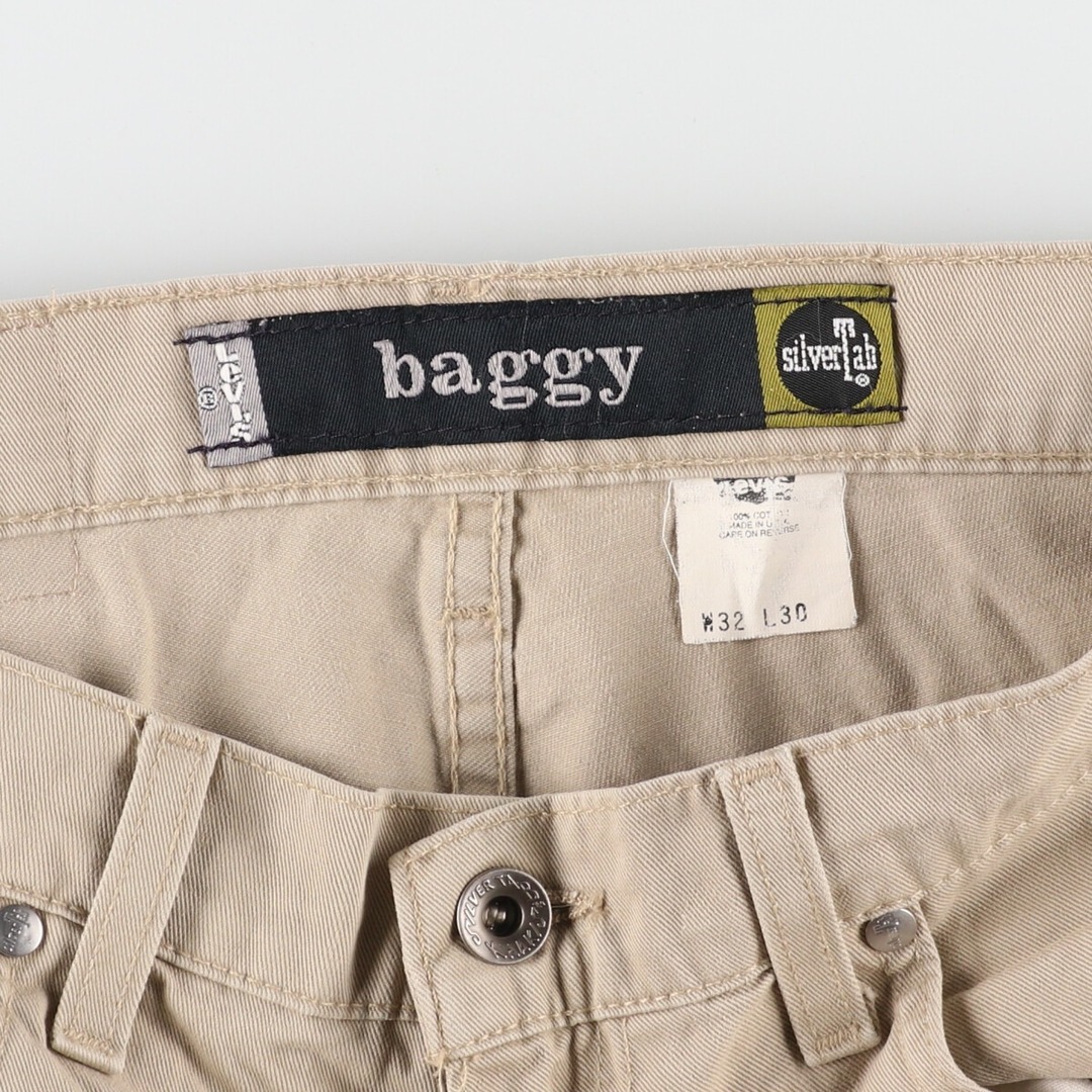 Levi's(リーバイス)の古着 90年代 リーバイス Levi's SILVER TAB シルバータブ BAGGY バギー チノパンツ USA製 メンズw32 ヴィンテージ /eaa394550 メンズのパンツ(チノパン)の商品写真