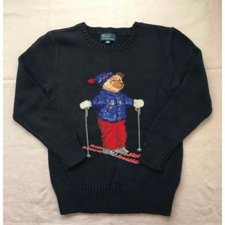 ポロラルフローレン(POLO RALPH LAUREN)の美品 ポロラルフローレン Polo ベア コットン セーター  120 ニット(ニット)