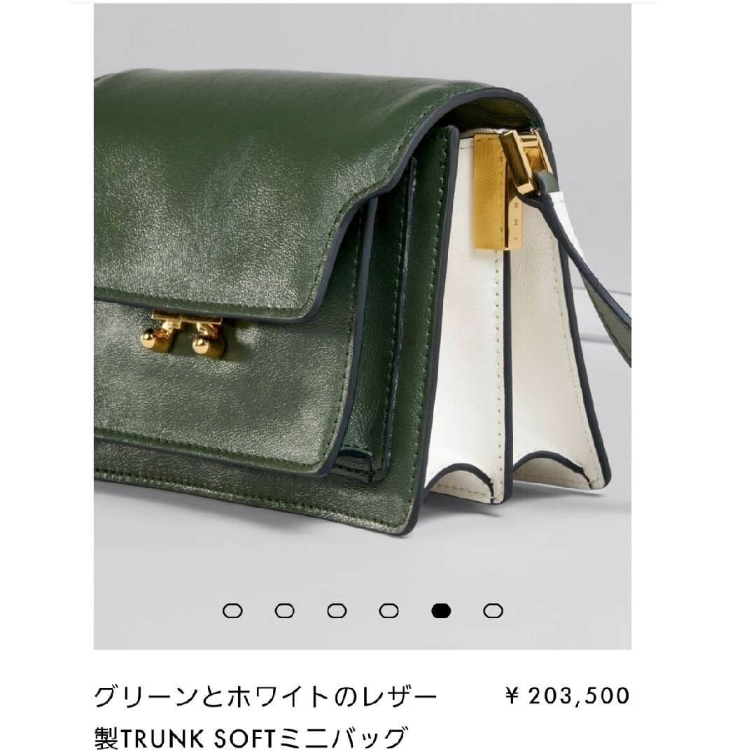 Marni(マルニ)の極美品【マルニ】トランク　ソフト　ミニ　バイカラー　ショルダーバッグ レディースのバッグ(ショルダーバッグ)の商品写真