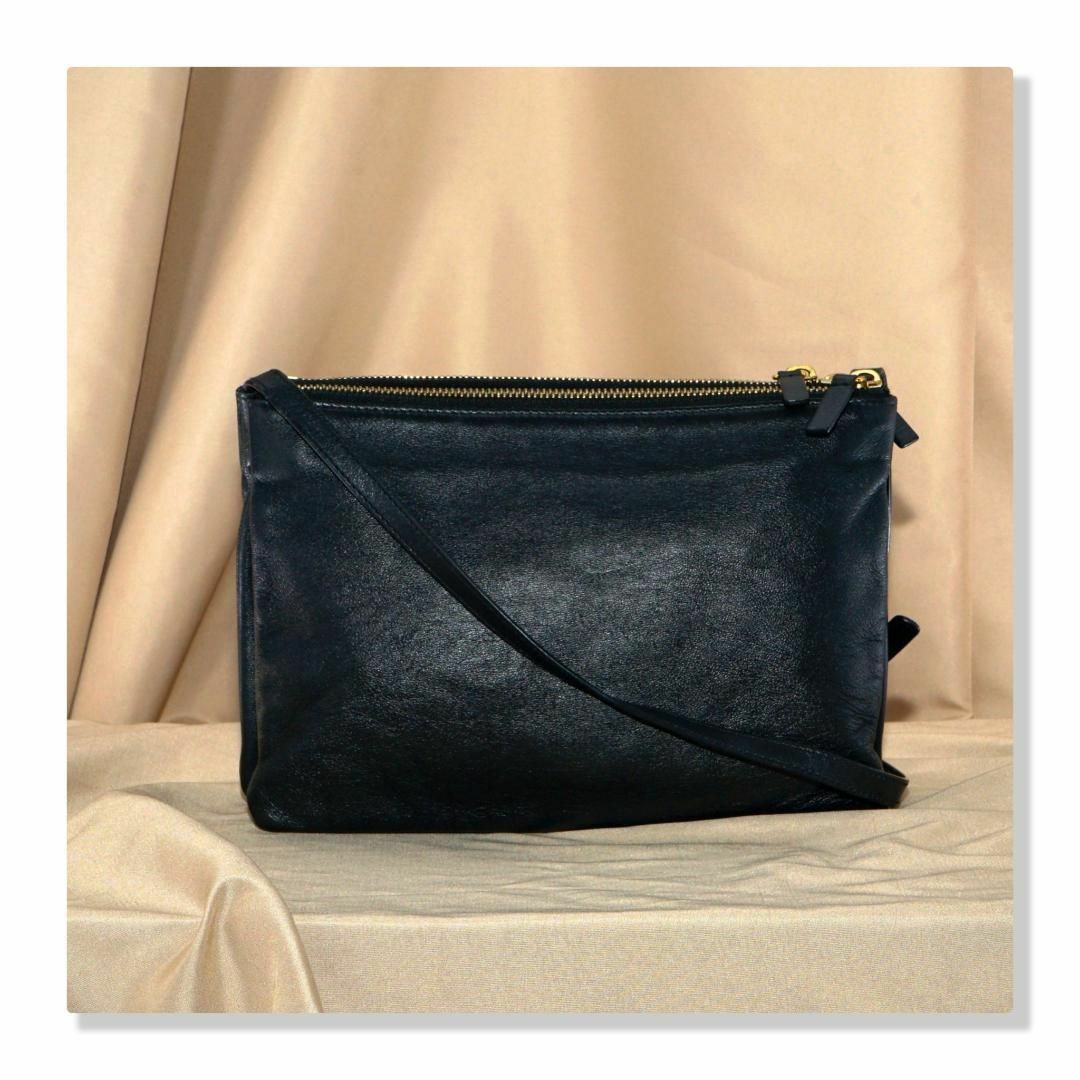 celine - 【美品】CELINE セリーヌ カーフ トリオ スモール ショルダー