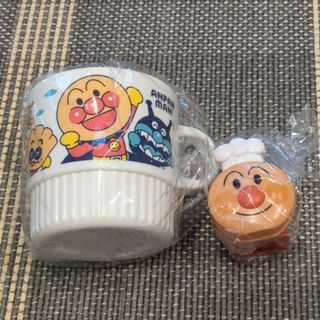 スカイラーク(すかいらーく)のアンパンマン　歯ブラシスタンド＆コップ(歯ブラシ/歯みがき用品)