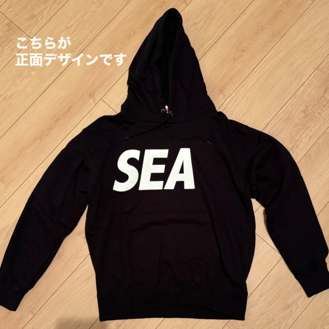 WIND AND SEA パーカー 黒 Mサイズ