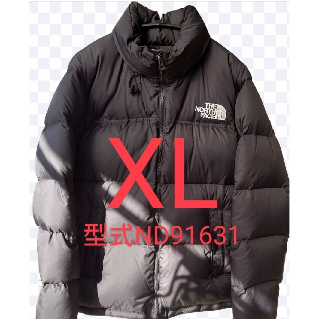 THE NORTH FACE(ザノースフェイス)のTHE NORTH FACE NUPTSE JACKET XLサイズ ブラック メンズのジャケット/アウター(ダウンジャケット)の商品写真