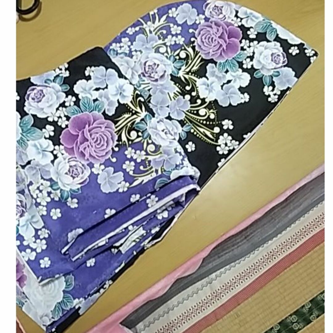 二尺袖 着物袴 フルセット 百花繚乱 卒業式に NO16018
