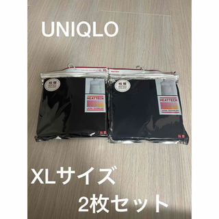 ユニクロ(UNIQLO)の極暖　エクストラウォーム タートルネックT  黒、ネイビー  XL ２枚セット(アンダーシャツ/防寒インナー)
