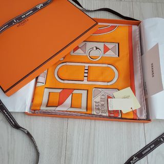 Hermes - 美品 エルメス カレ90 Souvenirs de Paris パリの思い出 ...