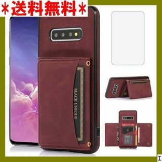 SN4 Galaxy S10 ケース用 ギャラクシーS10 インチ 赤 664(モバイルケース/カバー)