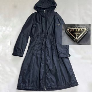 定価50万超 極美品 PRADA ステンカラーコート サイズ38/M-L相当