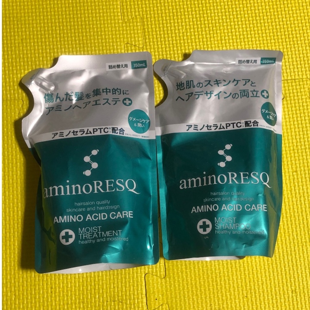 aminoRESQ（AQUA NOA）(アミノレスキュー)の値下げ！アミノレスキュー詰め替え ✱シャンプー・トリートメント✱ インテリア/住まい/日用品の日用品/生活雑貨/旅行(日用品/生活雑貨)の商品写真