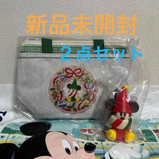 ディズニー(Disney)の★新品★ディズニー　スーベニア  リルリンリン　ランチケース　バッグチャーム(キャラクターグッズ)