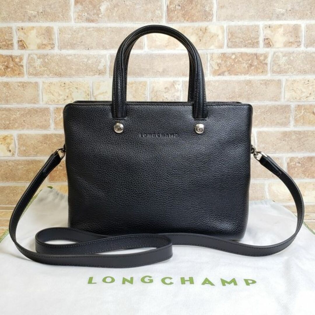 LONGCHAMP - 美品 ロンシャン ☆ ルフローネ レザー 2WAY ハンドバッグ ...