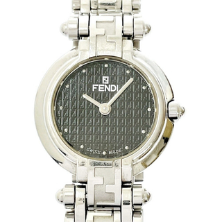 FENDI フェンディ 750L SS ブラック文字盤   レディース腕時計 