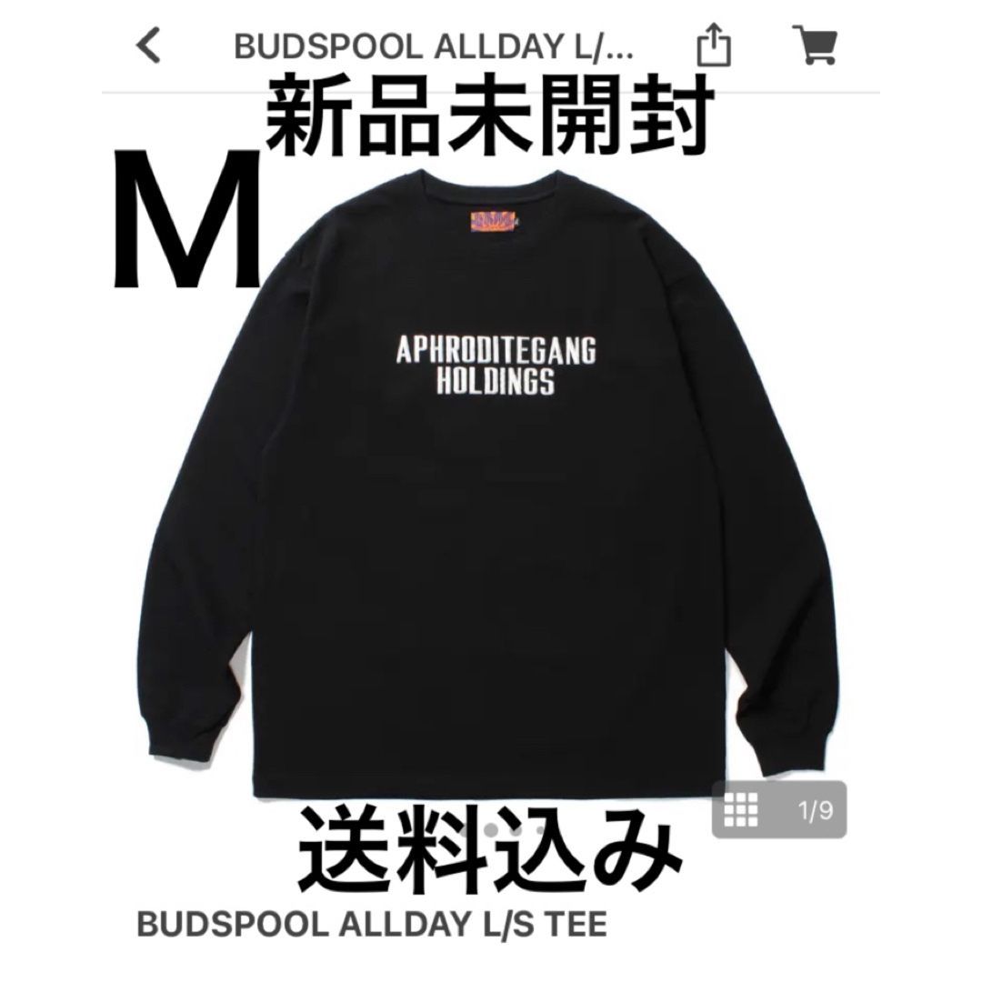 舐達麻 BUDSPOOL ALLDAY アフロディーテギャング ロンT 新品 Mガッキン