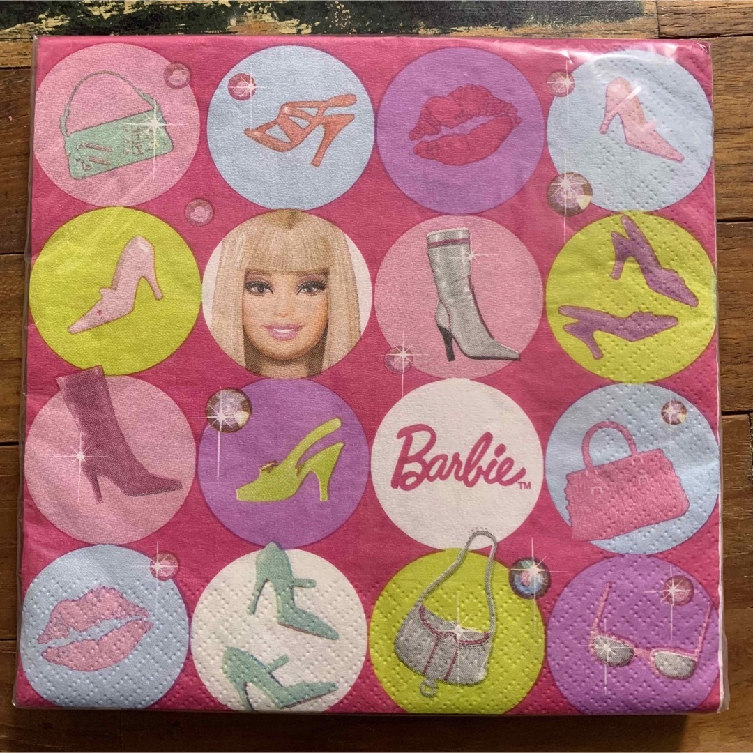 Barbie(バービー)の2967：Barbie ペーパーナプキン インテリア/住まい/日用品のキッチン/食器(テーブル用品)の商品写真