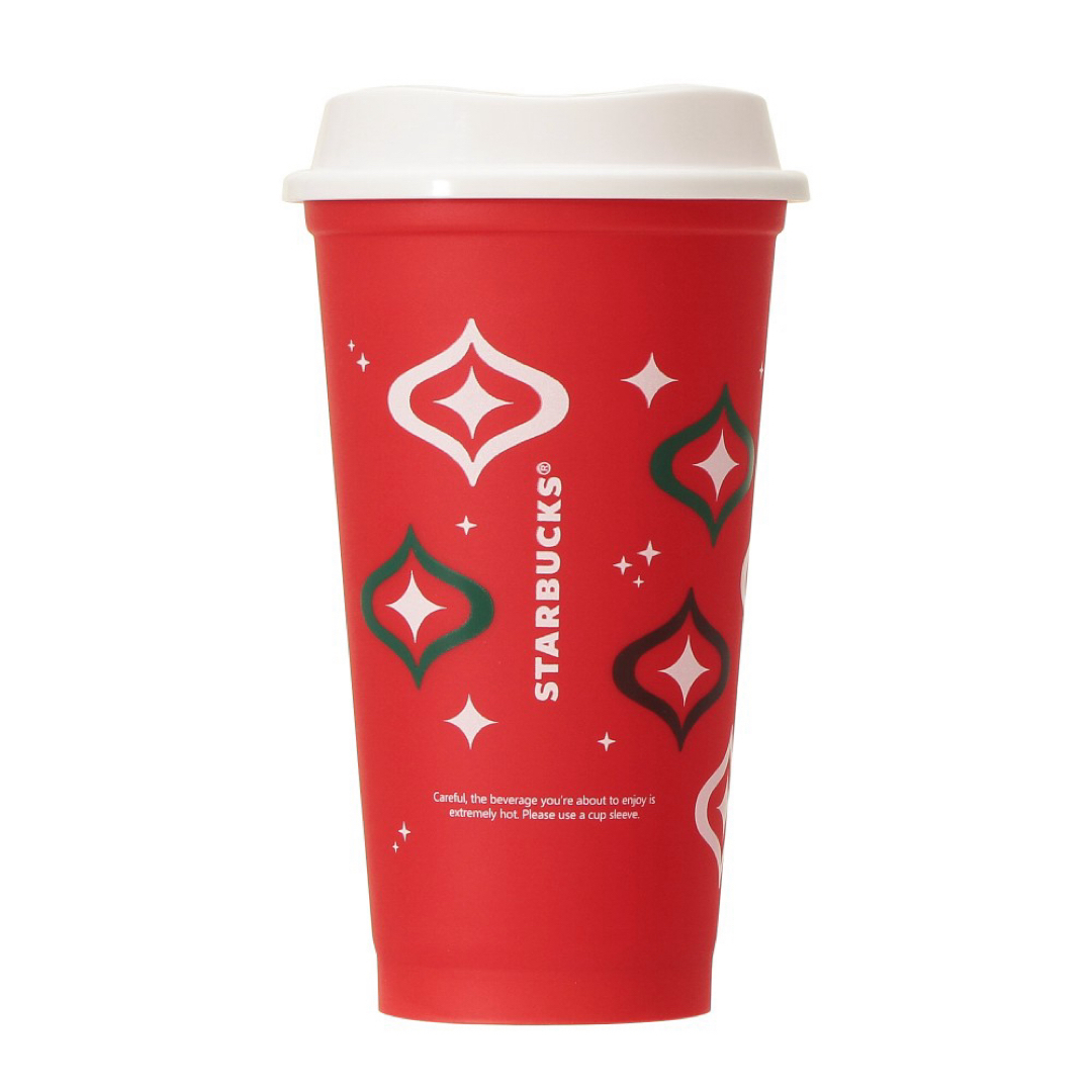Starbucks Coffee(スターバックスコーヒー)のホリデー2023リユーザブルカップ専用ドリンクホールキャップベアリスタサンタ インテリア/住まい/日用品のキッチン/食器(タンブラー)の商品写真