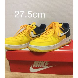 AIR FORCE 1 07 LV8 1 イエロー \u0026 ネイビー 27.5cm