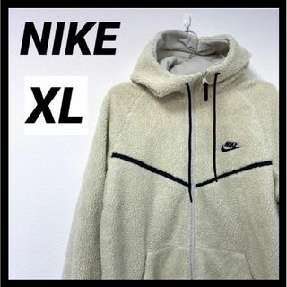 美品　NIKE　裏起毛パーカー　レギンス　セットアップ　黒　XL