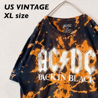 ミュージックティー(MUSIC TEE)のUS古着　半袖Tシャツ　バンドTシャツ　AC/DC ビッグプリント　男女兼用(Tシャツ/カットソー(半袖/袖なし))