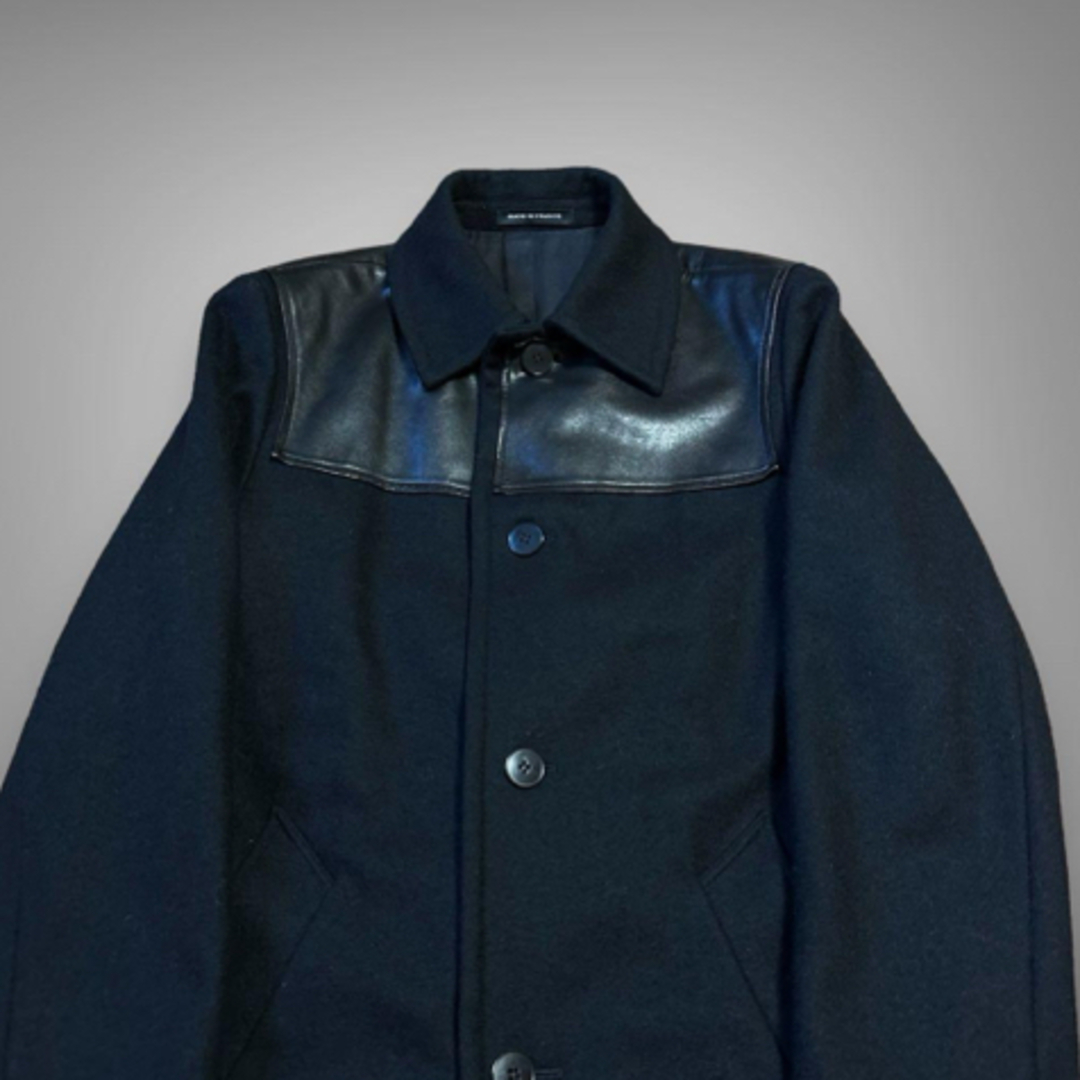 COMOLI(コモリ)のフランス製 agnes b. homme アニエスベー ステンカラー コート メンズのジャケット/アウター(ステンカラーコート)の商品写真
