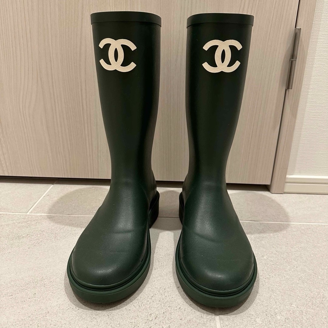 CHANEL レインブーツ 38