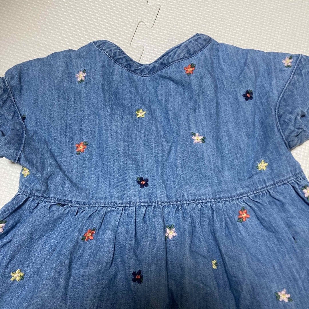 babyGAP(ベビーギャップ)のbaby GAP デニムワンピース キッズ/ベビー/マタニティのベビー服(~85cm)(ワンピース)の商品写真