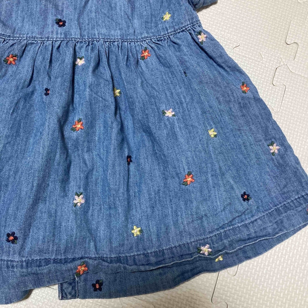 babyGAP(ベビーギャップ)のbaby GAP デニムワンピース キッズ/ベビー/マタニティのベビー服(~85cm)(ワンピース)の商品写真