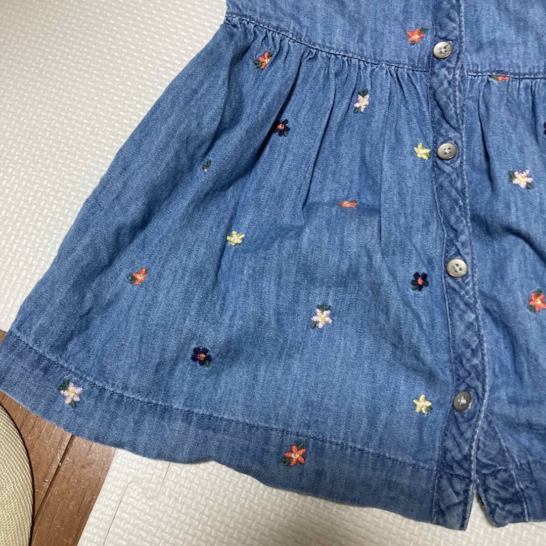 babyGAP(ベビーギャップ)のbaby GAP デニムワンピース キッズ/ベビー/マタニティのベビー服(~85cm)(ワンピース)の商品写真