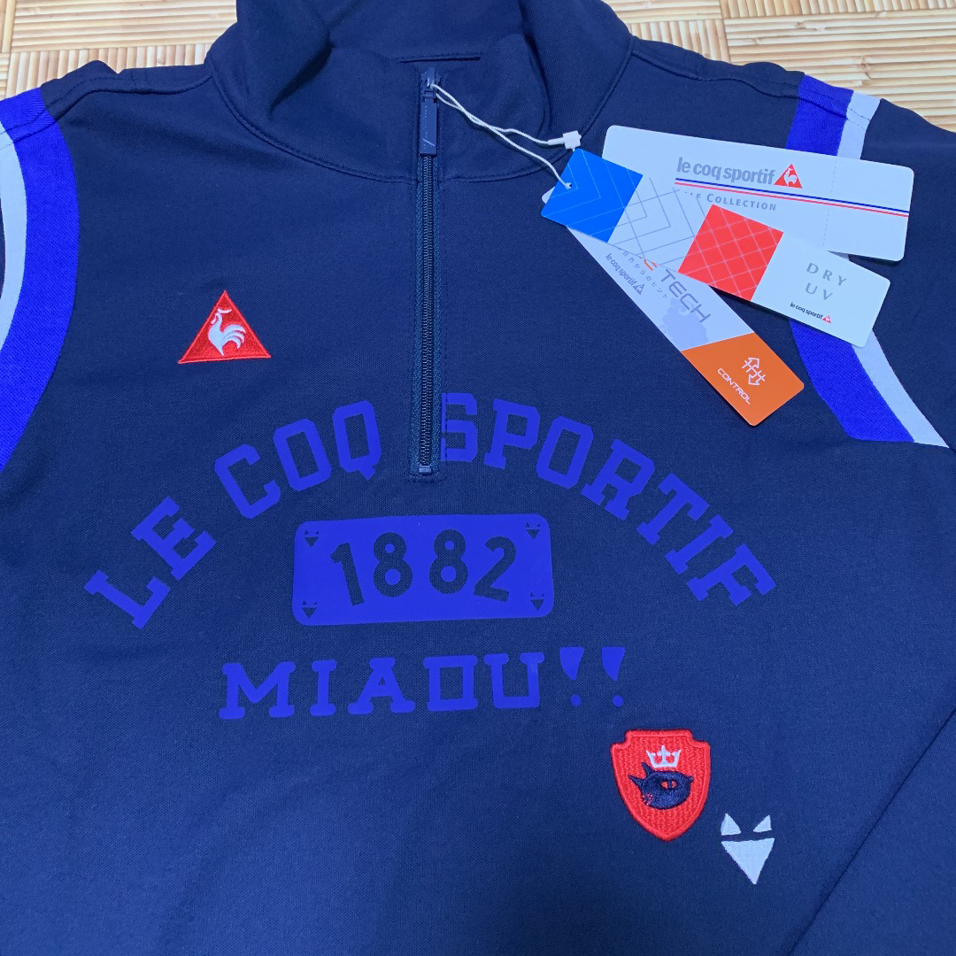 le coq sportif(ルコックスポルティフ)の新品M le coq sportif GOLF  長袖ハーフジップシャツ スポーツ/アウトドアのゴルフ(ウエア)の商品写真