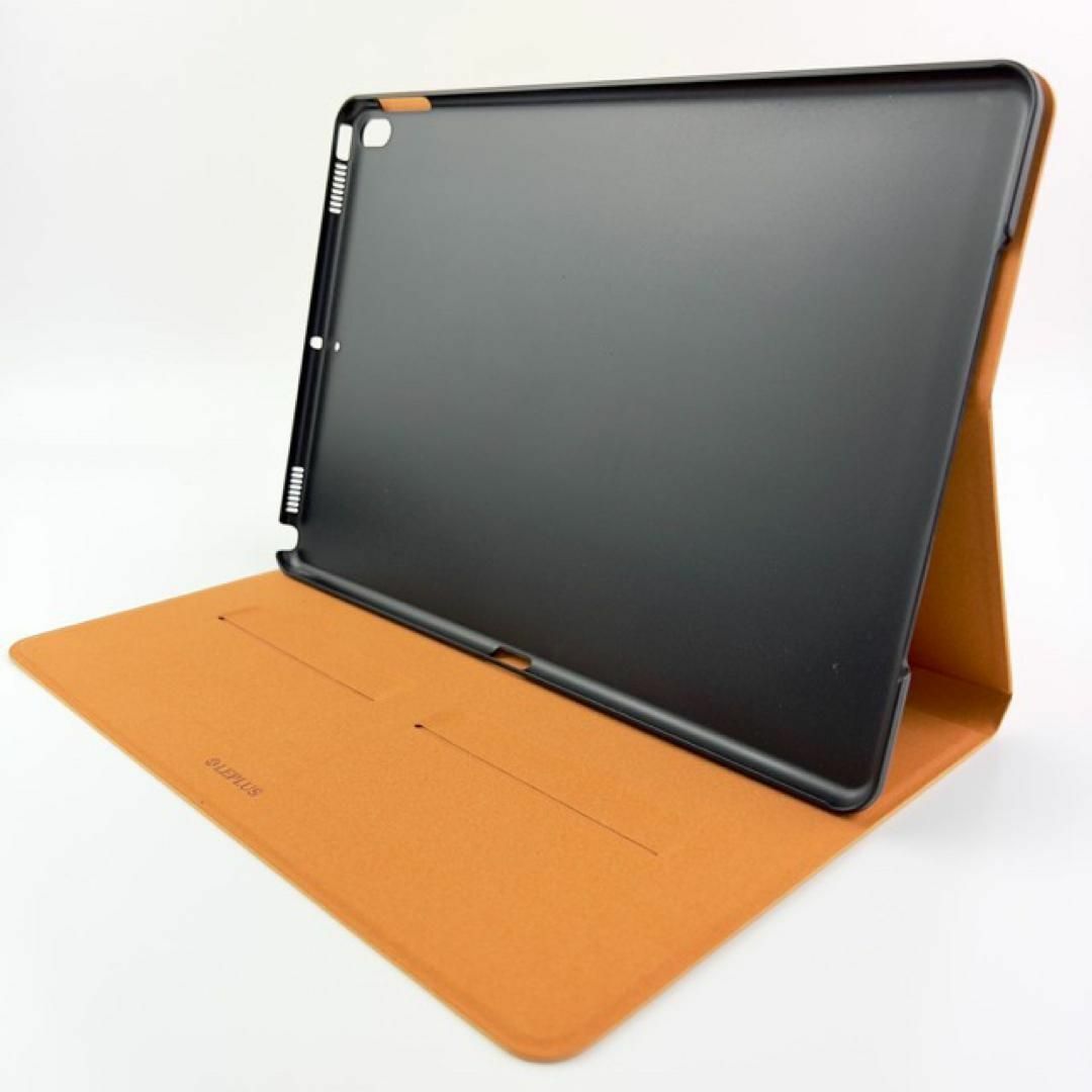 新品 iPad Pro 10.5inch 薄型 保護 強化 フラップケース 茶 スマホ/家電/カメラのPC/タブレット(その他)の商品写真