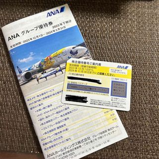 エーエヌエー(ゼンニッポンクウユ)(ANA(全日本空輸))のANA株主優待券　1枚　優待券冊子　1冊(その他)