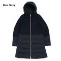 HERNO(ヘルノ) PI001760D DIAGONAL WOOL & NUAGE パーカ Blue Navy 40