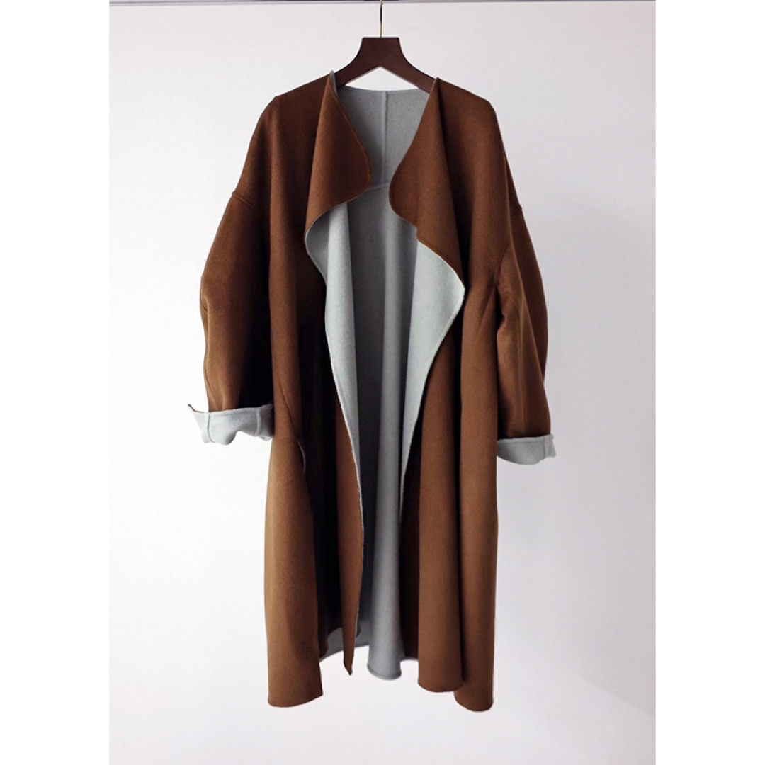 ENFOLD NO-COLLAR COAT