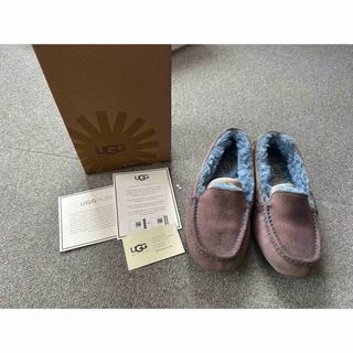 UGG アグ　オーストラリア　モカシン　アンスレー　24㎝　ブルー(スリッポン/モカシン)