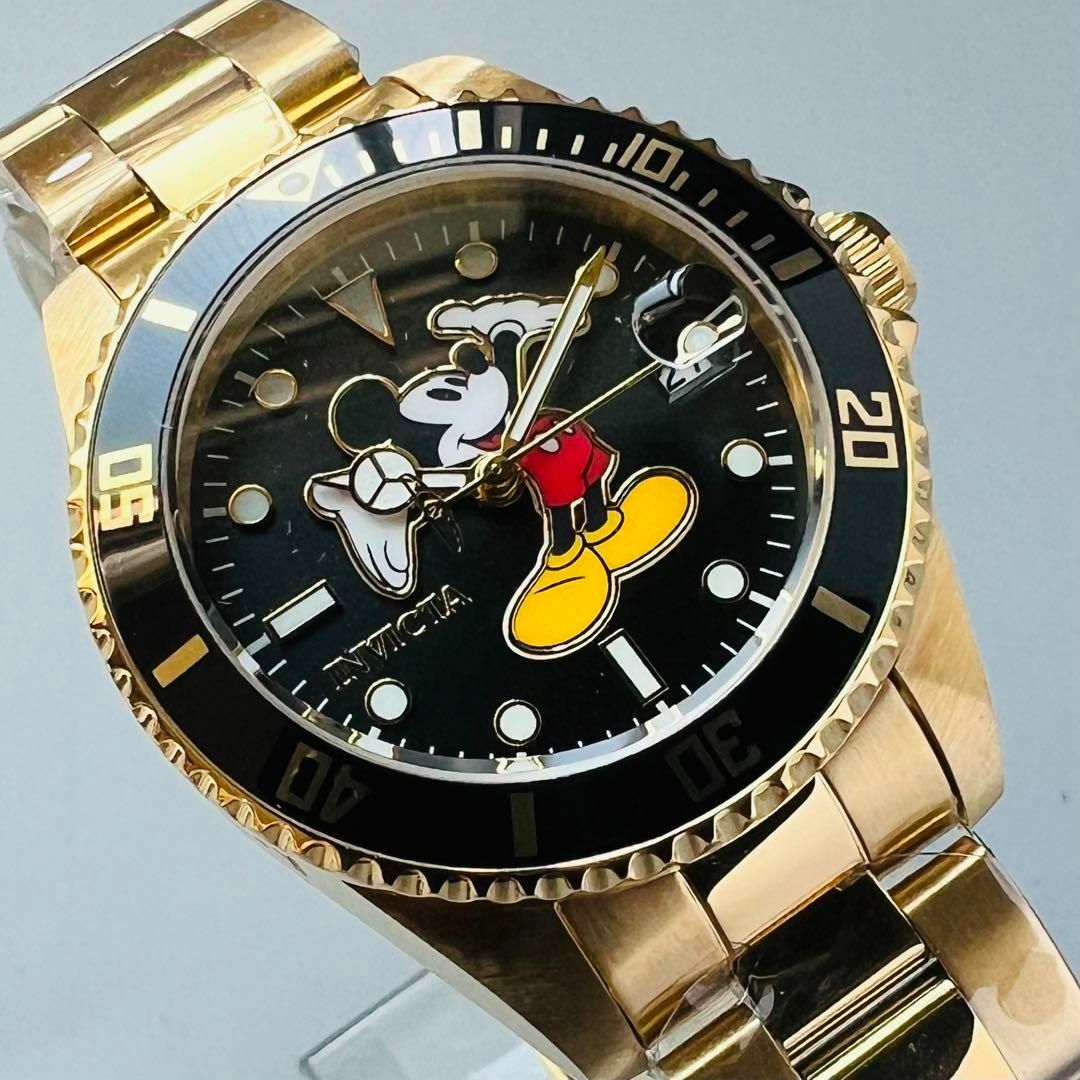 INVICTA(インビクタ)のインビクタ 腕時計 レディース 新品 ディズニー ミッキー 世界限定 ゴールド レディースのファッション小物(腕時計)の商品写真